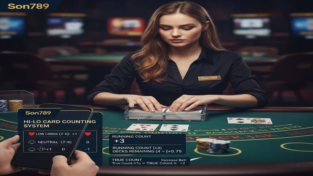 Cách tính bài Blackjack từ các cao thủ Son789