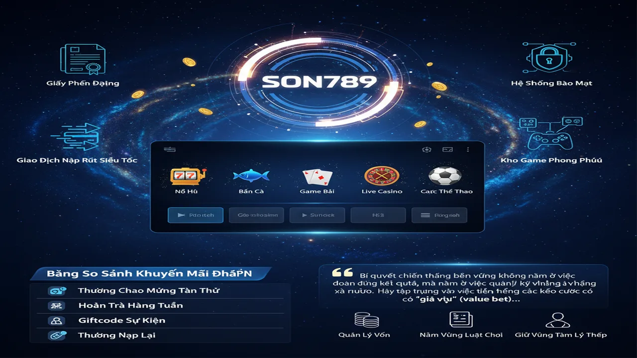 Chọn nhà cái uy tín Son789