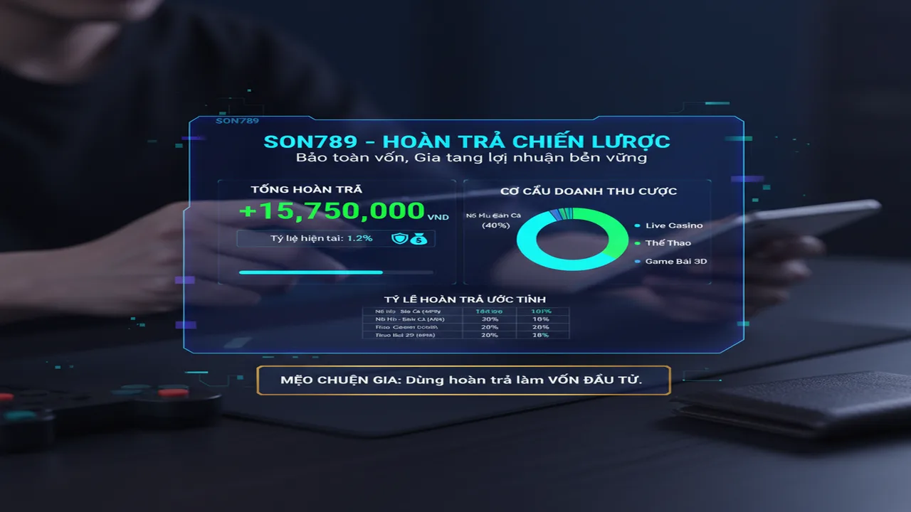 Tối ưu hoàn trả Son789