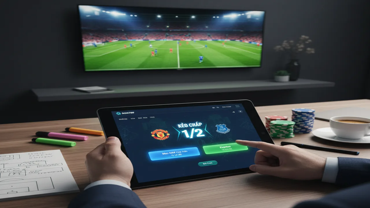 Mẹo kèo chấp 1/2 Son789