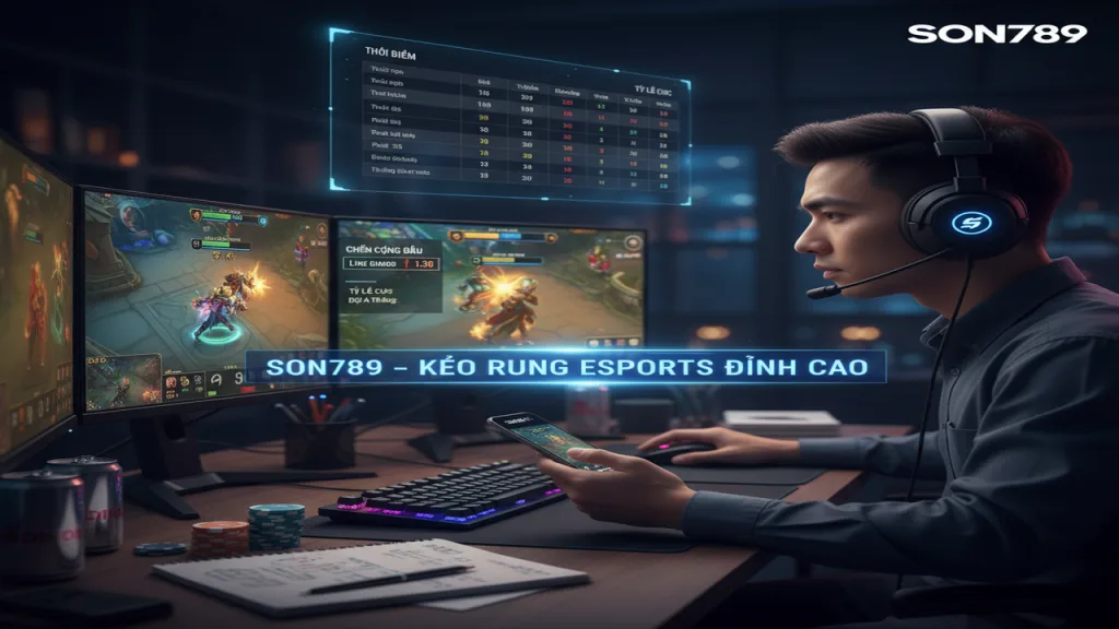 Phân tích kèo rung trong cá cược Esports Son789