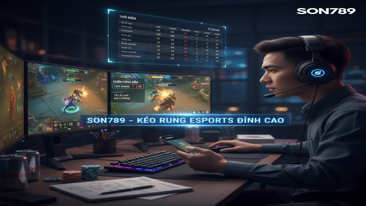 Phân tích kèo rung trong cá cược Esports Son789