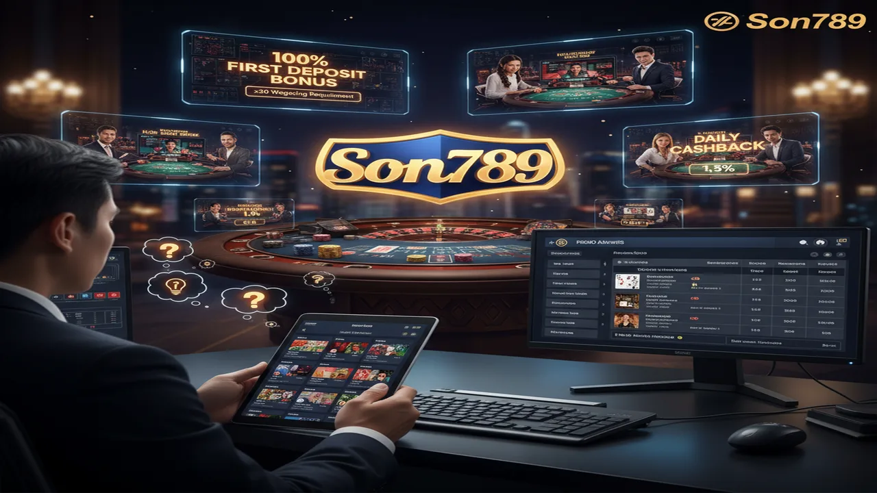 Mẹo nhận khuyến mãi Live Casino khủng Son789