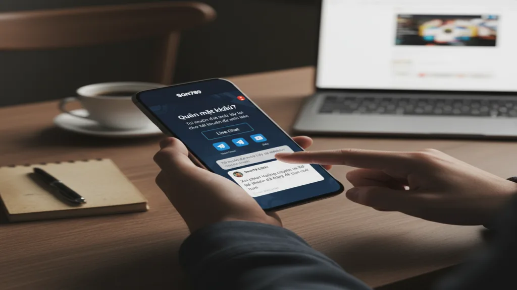 Cách lấy lại mật khẩu Son789