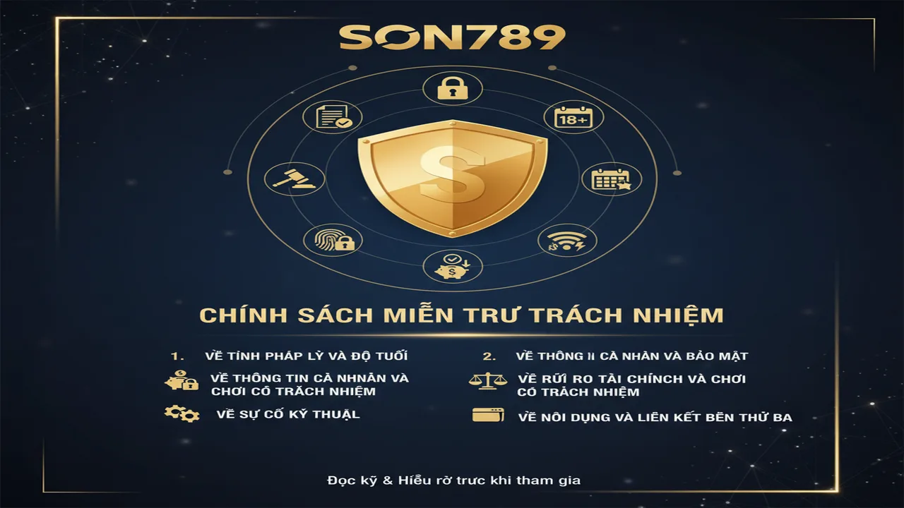 Miễn Trừ Trách Nhiệm Son789