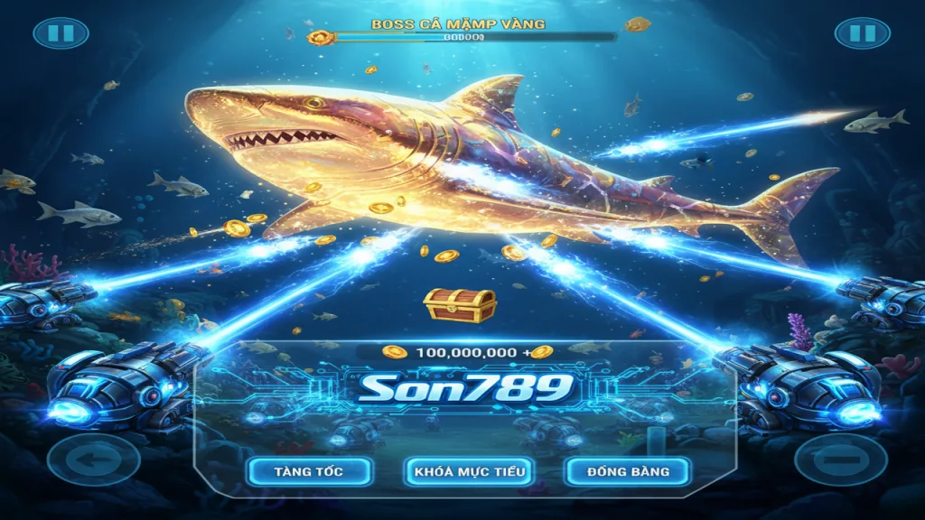 Mẹo săn Cá Mập Vàng Son789