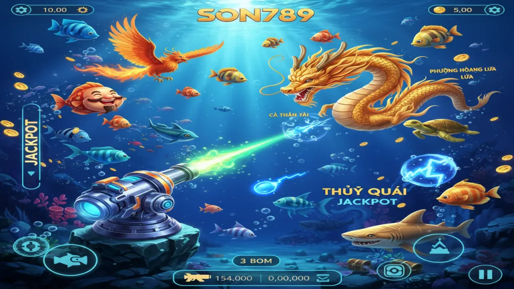 Top sảnh Bắn Cá 3D Son789