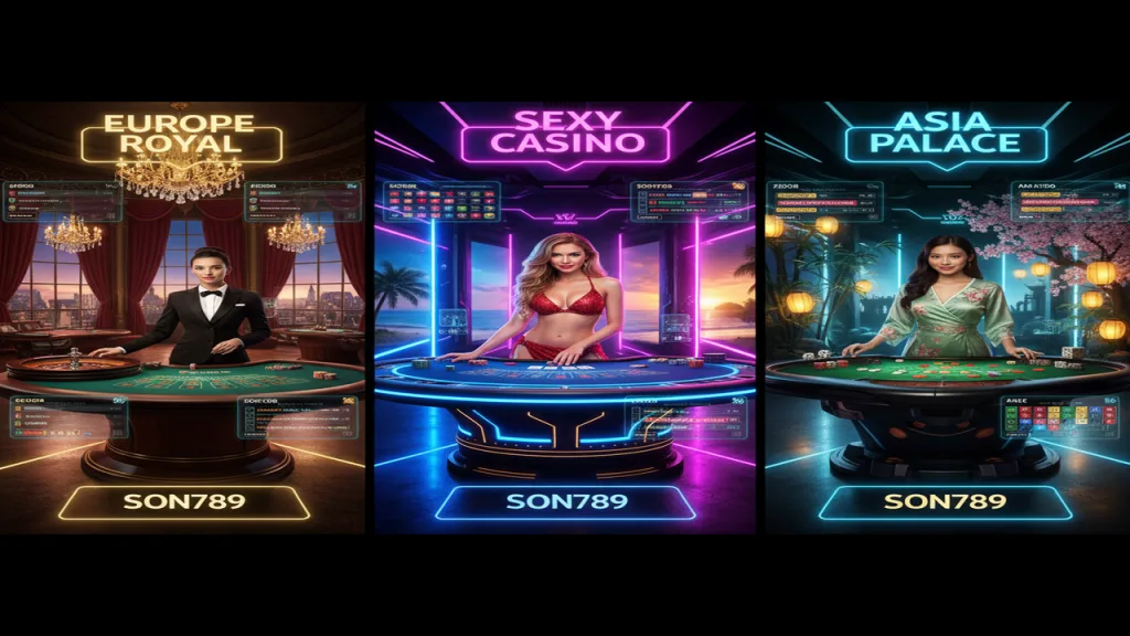 Top các sảnh Live Casino Dealer xinh đẹp Son789