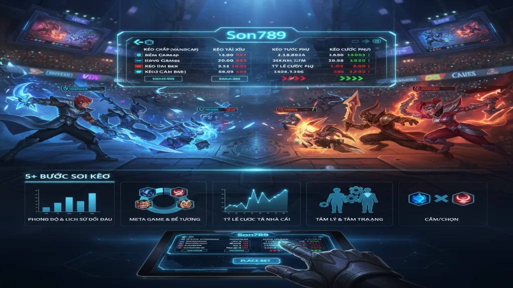 Cách soi kèo Liên Minh Huyền Thoại (LOL) Son789