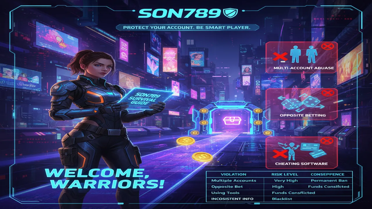 Tránh khóa nick KM Son789