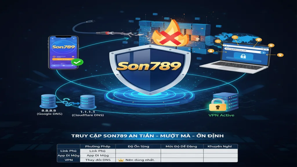 Vào game không bị chặn Son789